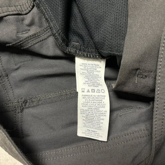 Prana Womens Brion II 5-Pocket Pants Grey Lightweight Straight Fit Nylon 33x27‎ - Picture 10 of 14
